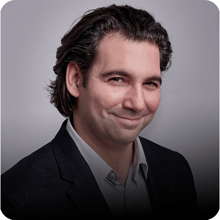 Professional headshot of a man